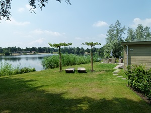 uitzicht over de tolplas bij chalet 236