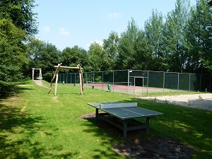 sportfaciliteiten op het park