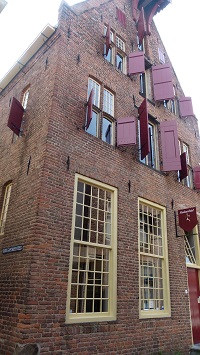 Oude huizen in de binnenstad van Zutphen